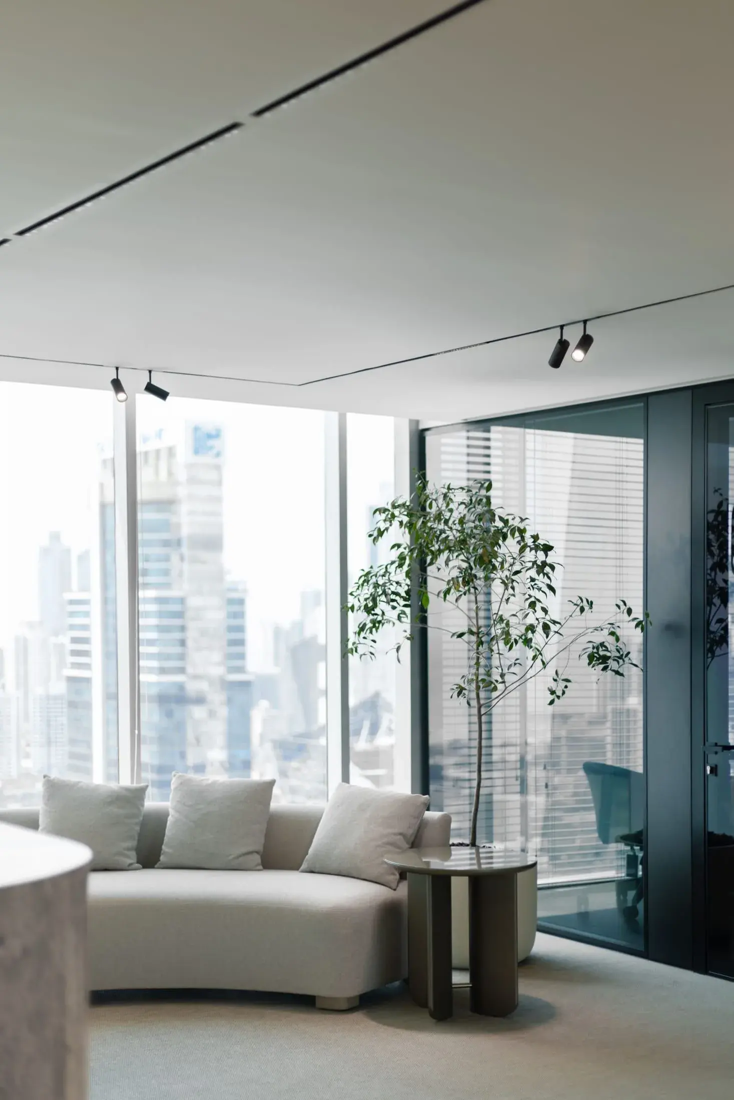 Divisiones arquitectónicas de vidrio en Active Reinsurance, Ciudad de Panamá — foto 4